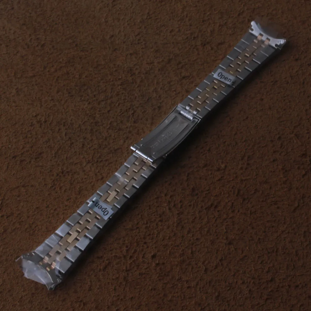 Bracelets de montre en acier inoxydable 316L, en or 18 carats, pour montre Rol Date-just 126334, pièces et accessoires, 13 17 19 20mm
