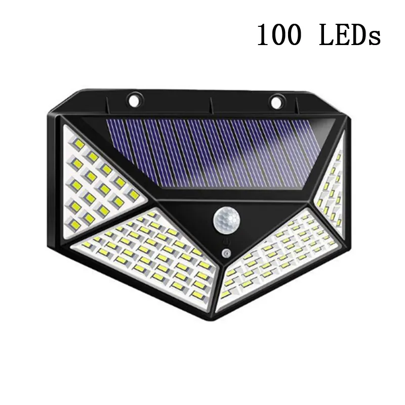 212 LED -lysdioder Outdoor LED Solar Lights Waterproof Garden Led Lampen Wall Lamp Cold White Lantern For Fence Post274w