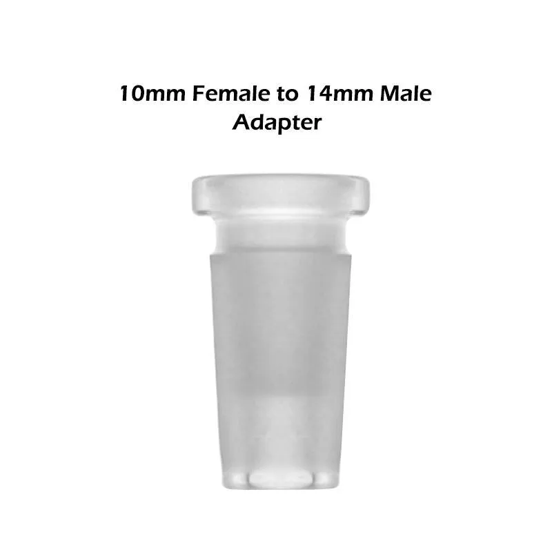 Adattatore vetro mini convertitore narghilè maschio, adattatori femmina da 14 mm a maschio da 18 mm bong al quarzo Banger Water Dab Rigs
