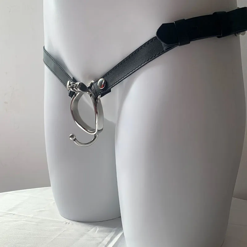 Massagem frrk31 gaiola curvada anel com suporte testículos cinta em cinto adulto brinquedos sexuais para homem de aço inoxidável metal galo penis9139478