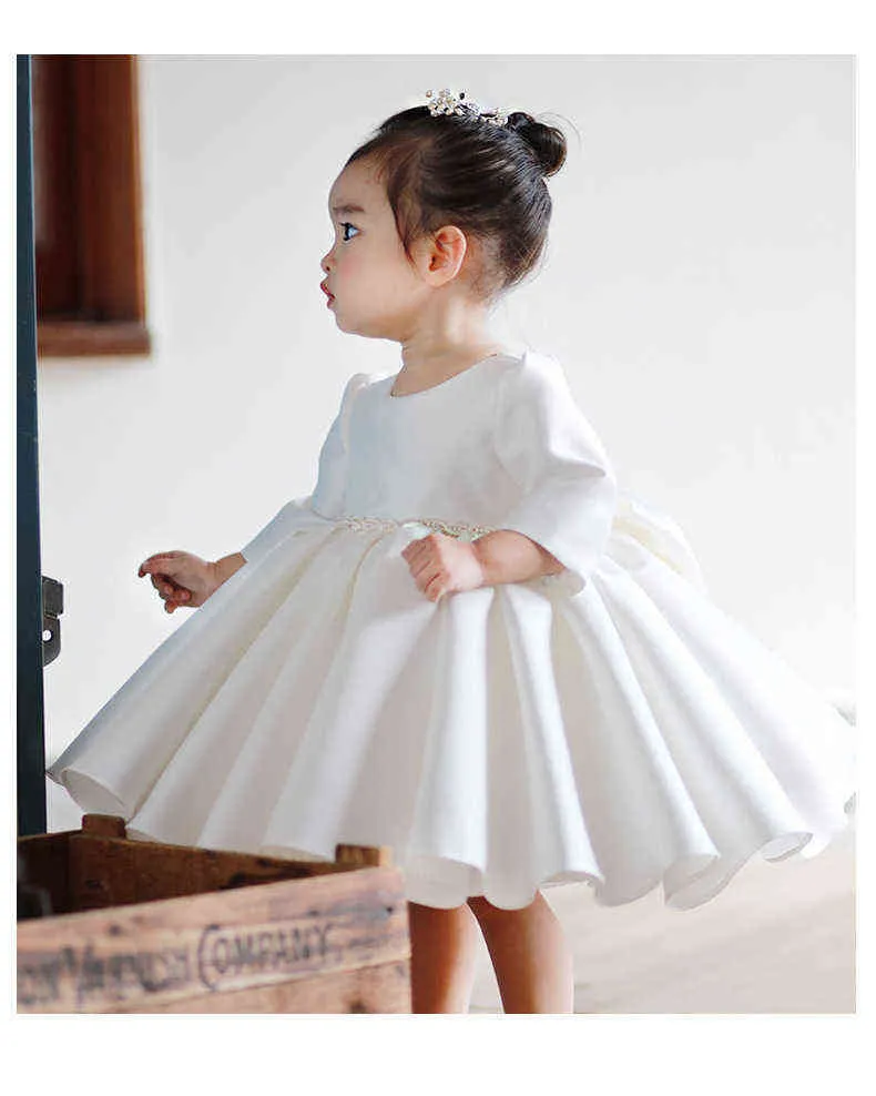 Robe de fille Tutu 1er anniversaire robe de fête de mariage robe de princesse pour fille bébé baptême robe de baptême robes d'enfants pour fille G1218