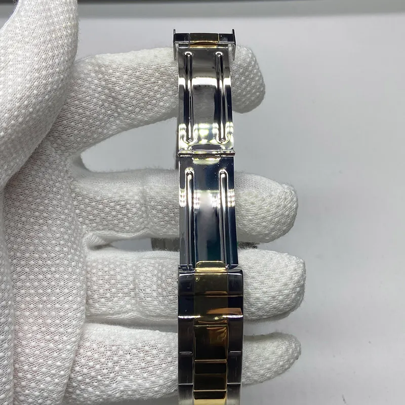 Orologio vintage di lusso BP fabbrica lunetta blu metà oro quadrante blu movimento svizzero 3135 orologio automatico da uomo 40mm304T