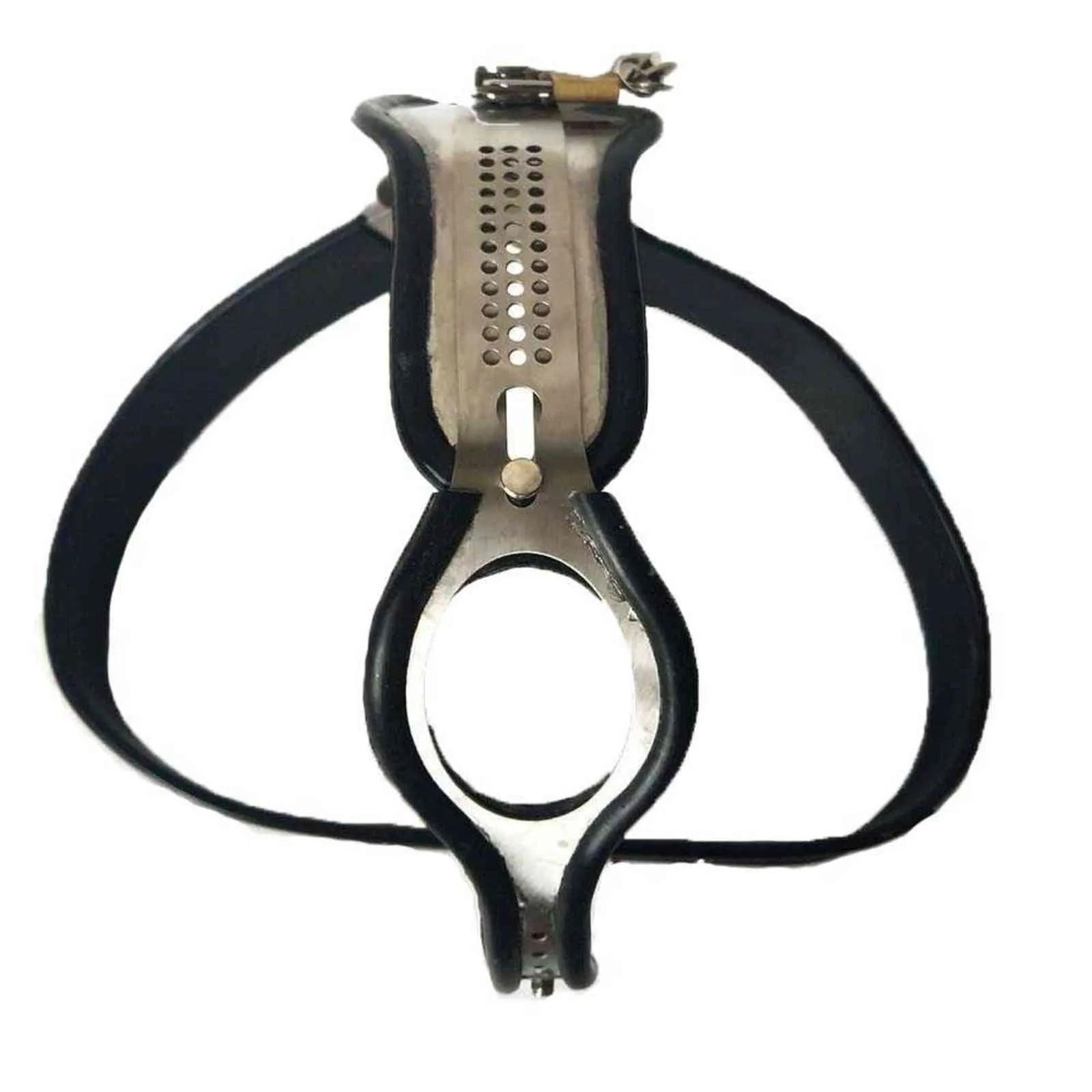 Cockrings Femelle En Acier Inoxydable BDSM Bondage Couronne En Forme De Coeur Ceinture De Chasteté Culotte Dispositif avec Plug Anal Vaginal Produit Adulte Femmes 1124