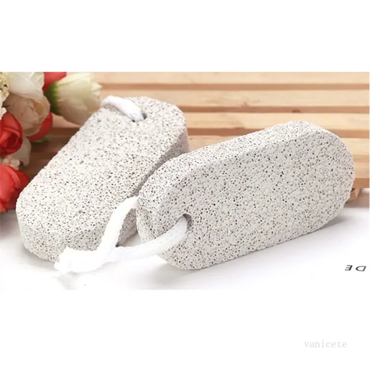 Double Sided Foots Grinding Stone Cleaning Brush Foot Skin Care Clean Tool Natural Pumice Stones Pedicure Household Exfoliate Tools T2I52235