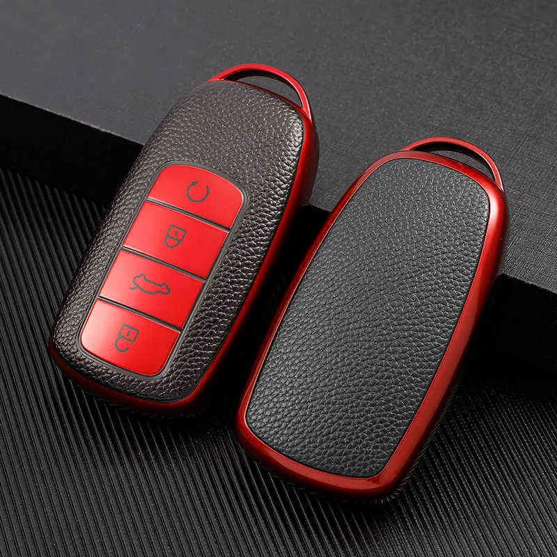 Étui pour clé de voiture Chery Tiggo 8 Pro, housse de protection en TPU souple pour télécommande à 4 boutons, accessoires TPU8643800, nouvelle collection 2021
