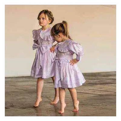 Toddler Girl Dresses Carbon Soldier New Spring Summer Wholesale Bulk Clothes Princess Boutique Kids Clothing Baby Dress G1218