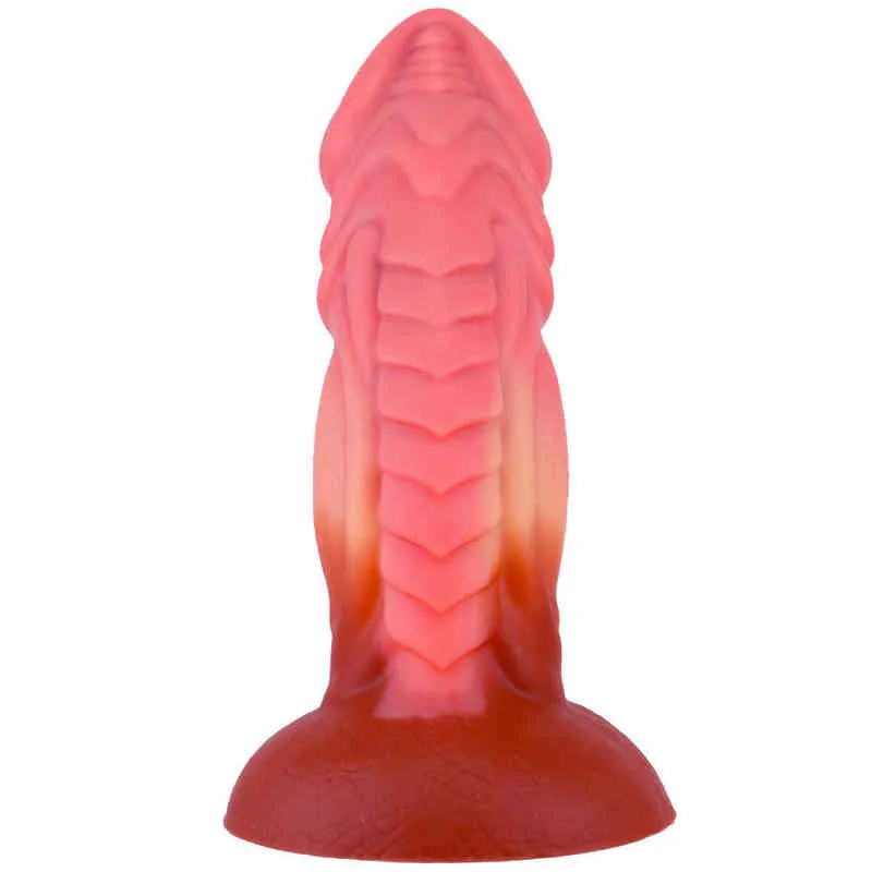 Nxy dildos anal brinquedos em forma de pênis cravado líquido silicone falso macho e fêmea masturbação dispositivo plug adulto produtos sexos 0225