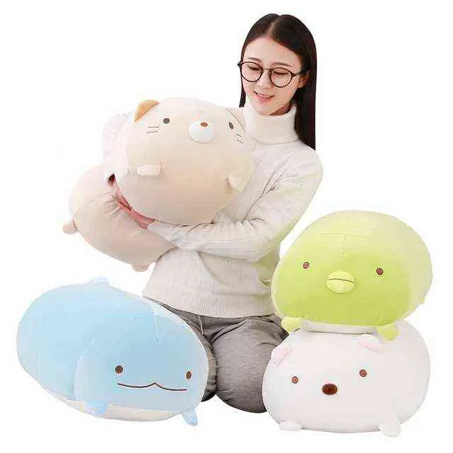 30cm animation sumikko gurashi plysch leksaker tecknad docka mjuk kudde bästa gåvor för barn baby y211119