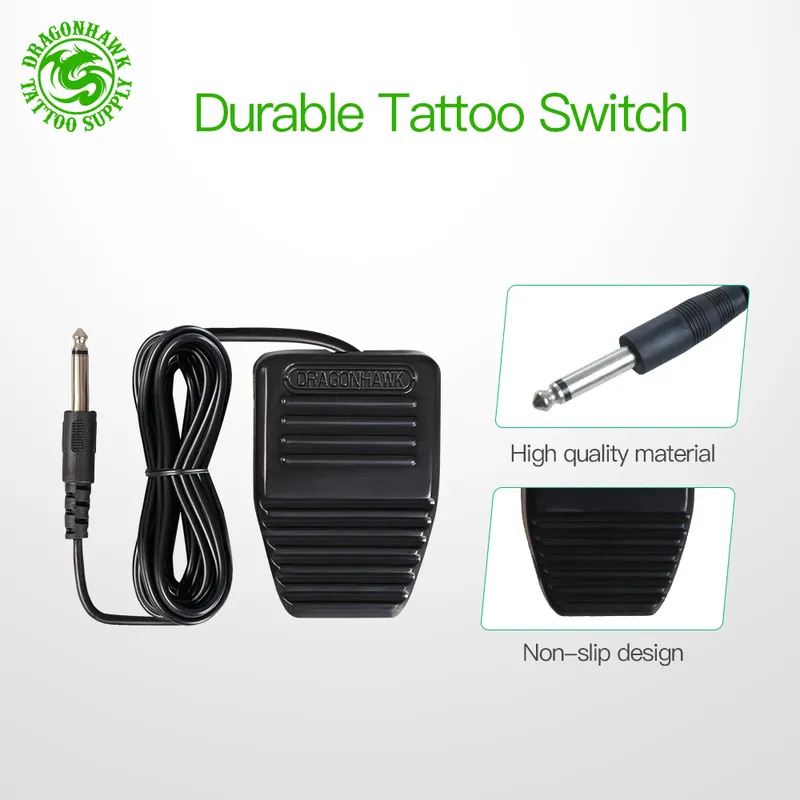 Tattoo Machine Rotary Pen Style Set Kit LCD Power Pedal Supply gratis levering permanent make -up assortiment 220829