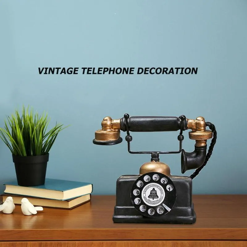 Nuovo regalo promozionale creativo caldo Retro telefono modello antico desktop ornamento artigianale decorazione della casa figurine regalo specifico C0220