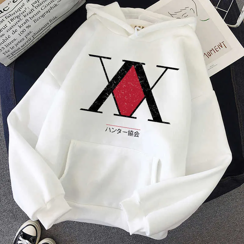 Anime Hunter X Hunter hoodie for Men women long Sleeve Anime Manga Kurapika HxH Devil Eye hoodie pullover Tops Gift men hoodie Y0816