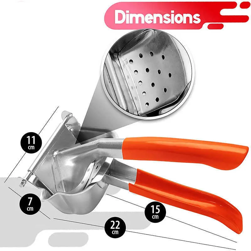 Presse-agrumes manuel en acier inoxydable citron main r grenade Orange canne à sucre cuisine outils de fruits 210628