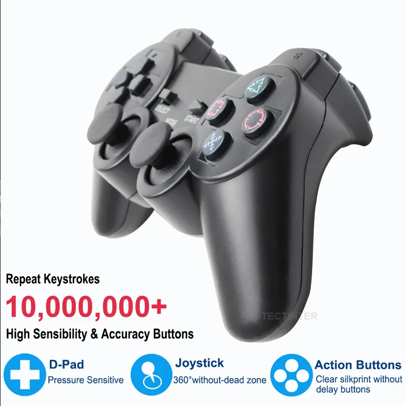 PS2 GamePad Manette for PlayStation 2のワイヤレスPCゲームコントローラーPS2コンソールアクセサリーのワイヤレスジョイスティック3362240のワイヤレスジョイスティック