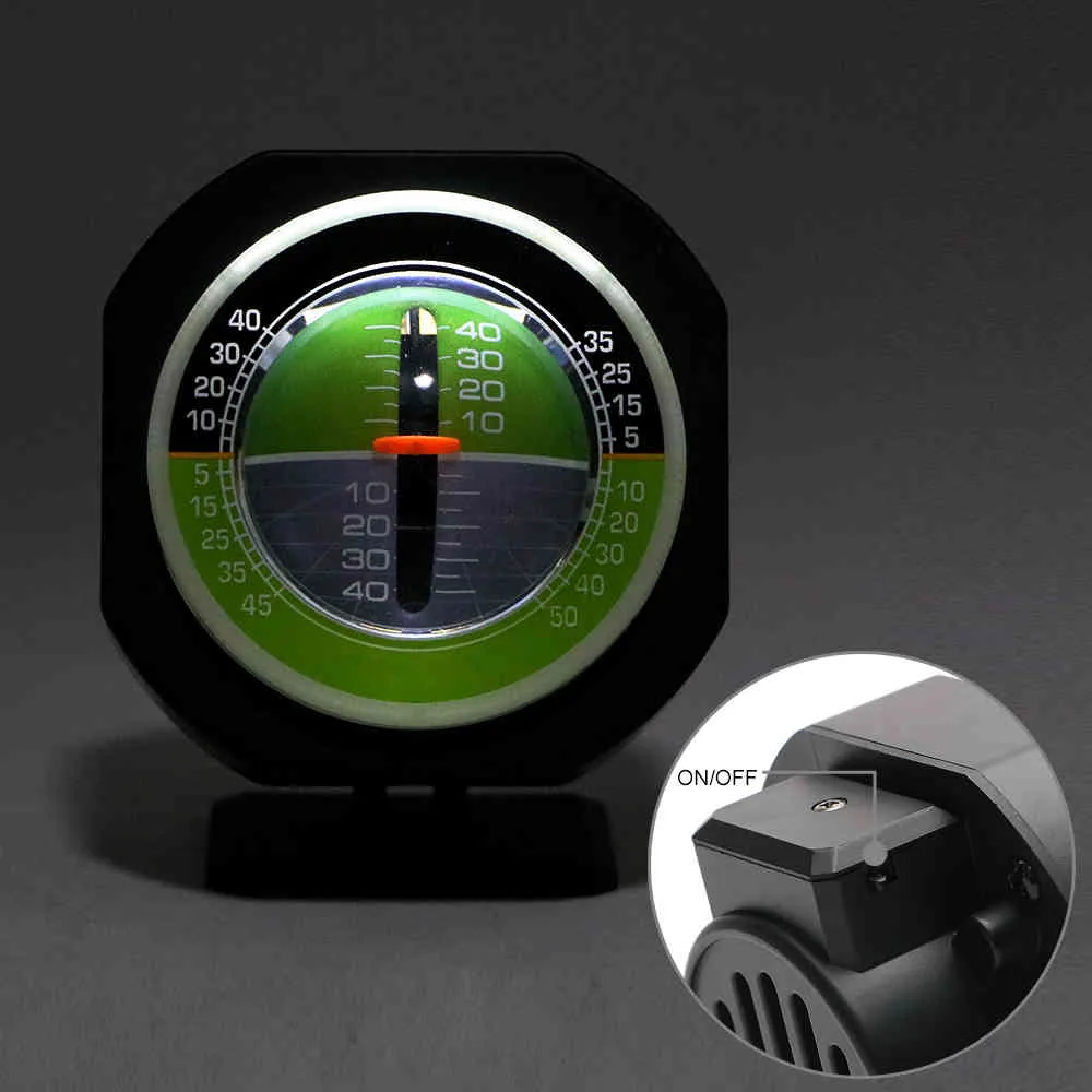 New Compass High-precision Built-in LED Auto Slope Meter Level Car Vehicle Declinometer Gradient Inclinometer Angle PDY-5