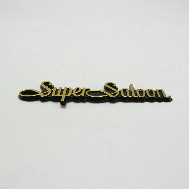 For Crown 1979-1983 Super Saloon Emblem Car Side Fender Badge Logo Sticker Decal Nameplate9346217