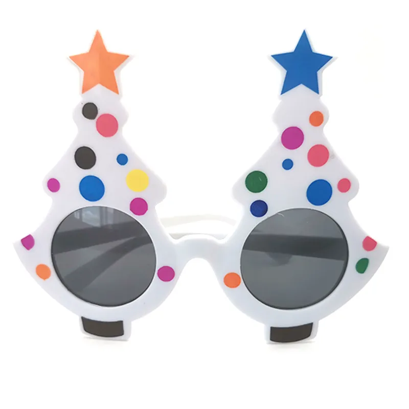 Okulary choinkowe Okulary Boże Narodzenie Dnia Party Zabawne Okulary Dekoracji Rekwizyty