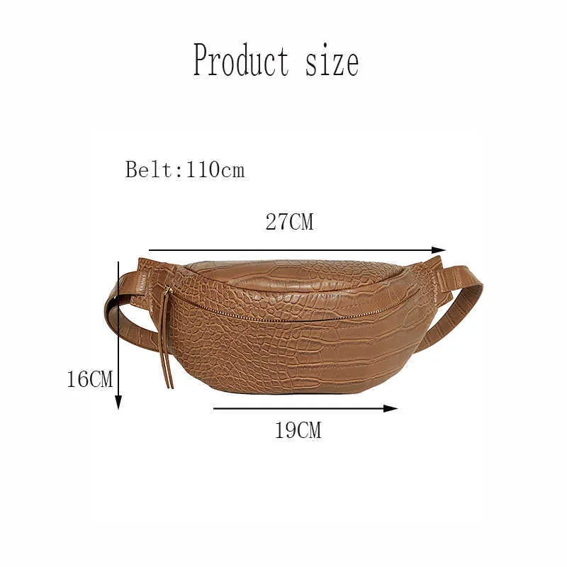 Jin Mantang Women Counter Belt Bag Leather Leather zipper pack pack fashion pouch pouch pouch 2110063653487