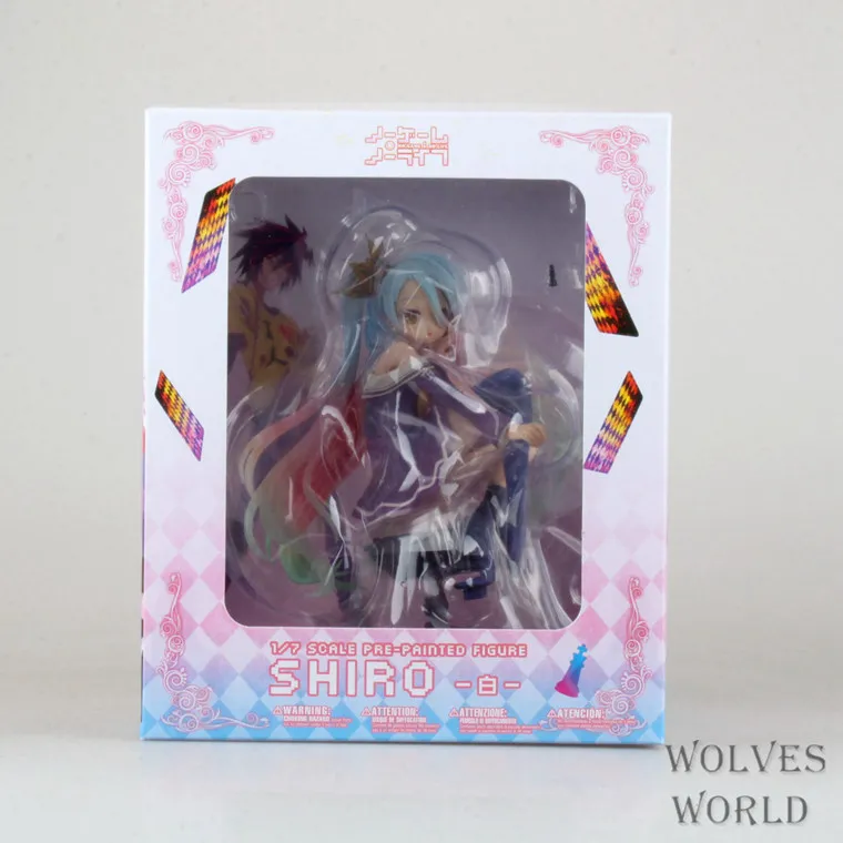 No Game No Life Maßstab 18 Siro sexy Girl Shiro süße Puppen Garage Kit Brinquedos Anime Action Figure Spielzeug L02265976829