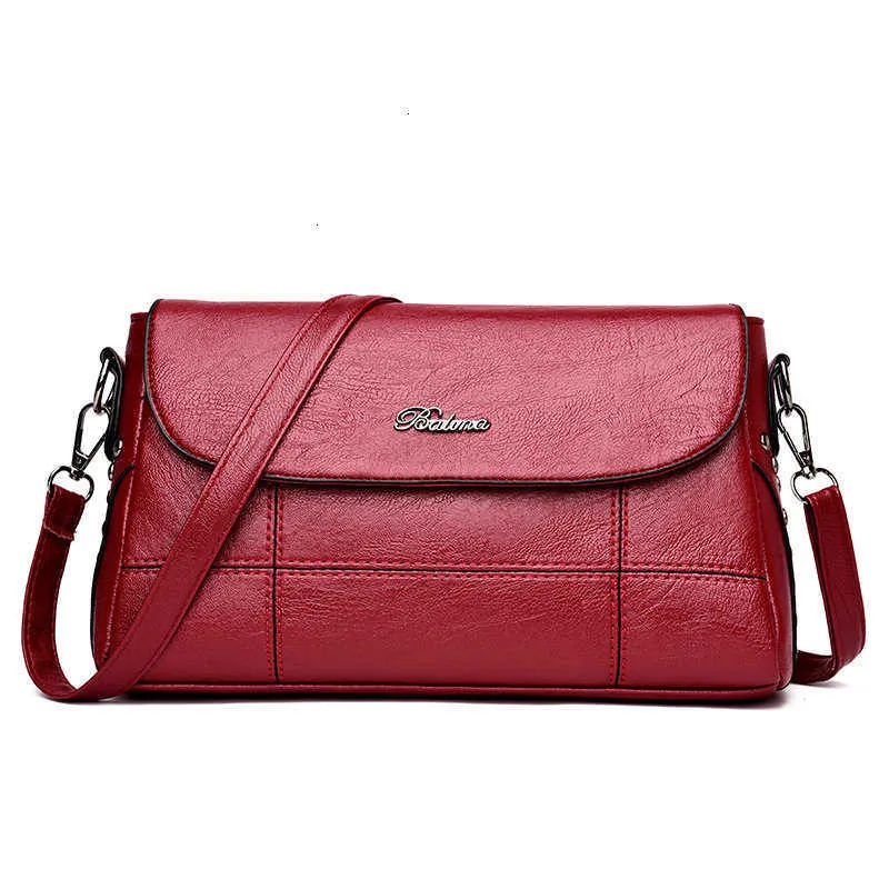 HBP Non-Brand style one shoulder fashion soft PU messenger female middle aged mother trend versatile bag sport.0018