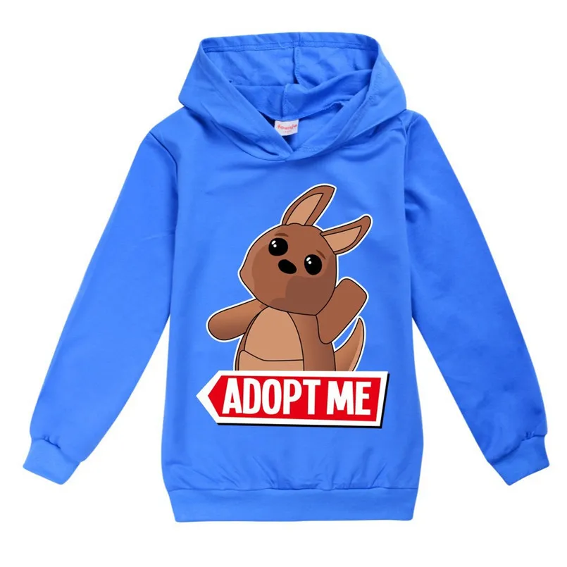 Adopt Me Animal Cartoon Bluies for Teen Girls Kids Spring Hooded Bluza Baby Boys Fashion Squirlover Sudaderas 2011265441348