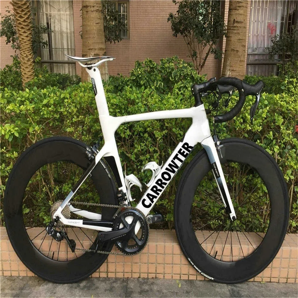 Conture Concept Concept White Carbon Полный велосипед с R7010 Groupset 88 мм Дорожный колес