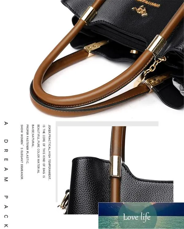 Кожаные повседневные сумки для кроссбу для женщин роскошные дизайнерские тотационные вечерние сумочка верхняя ручка высококачественная сумка для плеча на главной