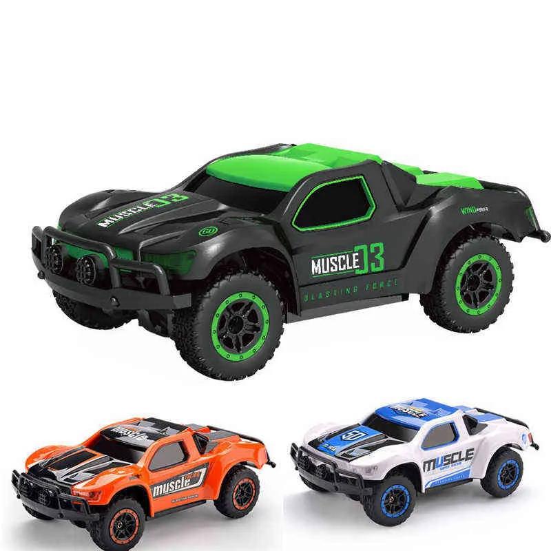 Giocattoli 1/43 2.4G 4WD mini Rc auto elettrica 14 km / h camion modello di veicolo bambini Drift giocattoli telecomando ragazzi giocattoli 10 anni 211029