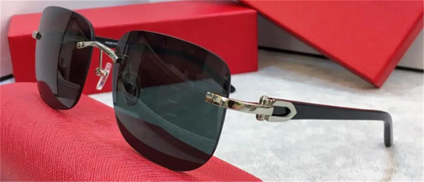 Neue Modedesign Sonnenbrille 0227S Square Randless Frame Leichte und komfortable einfache, vielseitige Art und Weise uv400 Protective272f.