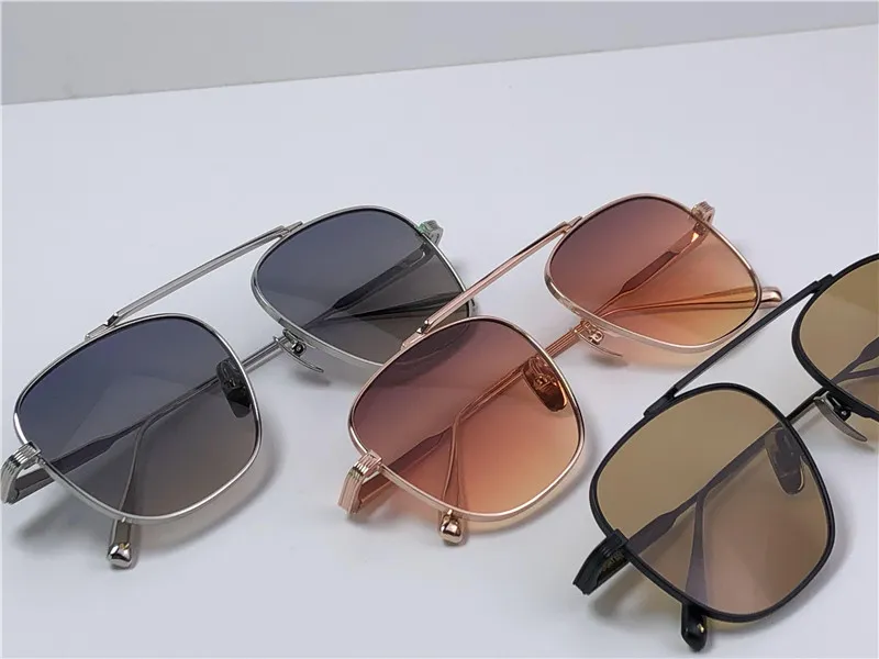 Солнцезащитные очки New Fashion Man Sunglasses 009 Simple Simple Frames Vintage Популярный универсальный стиль UV 400 Защитный верхний топ -очки288Q