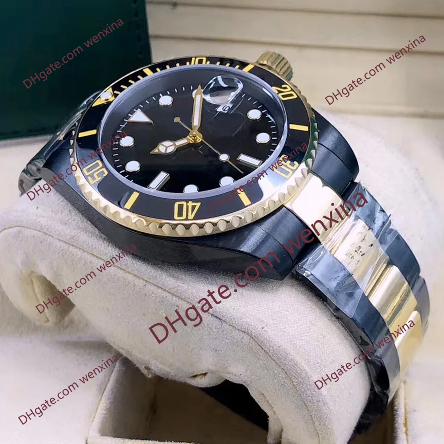 2021 qualité 41mm automatique 2813 montres mécaniques pour hommes montre en acier inoxydable montre de luxe bracelet en céramique jante étanche Wris304F