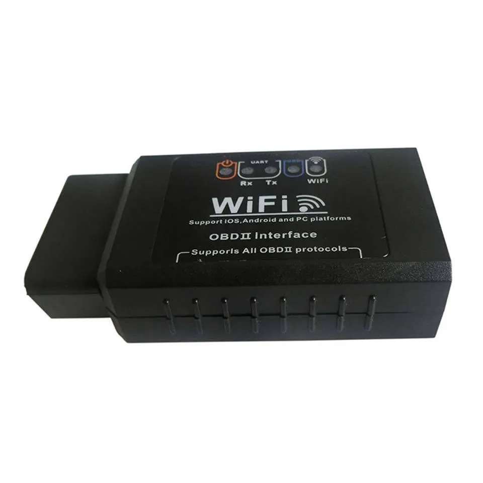 ELM327 Wi-Fi / Bluetooth V1.5 OBD2 Автомобильные диагностические инструменты Pic18f25k80 Чип IOS / Android Wi-Fi Elm 327 V 1.5 Code Code Code Code Obdii