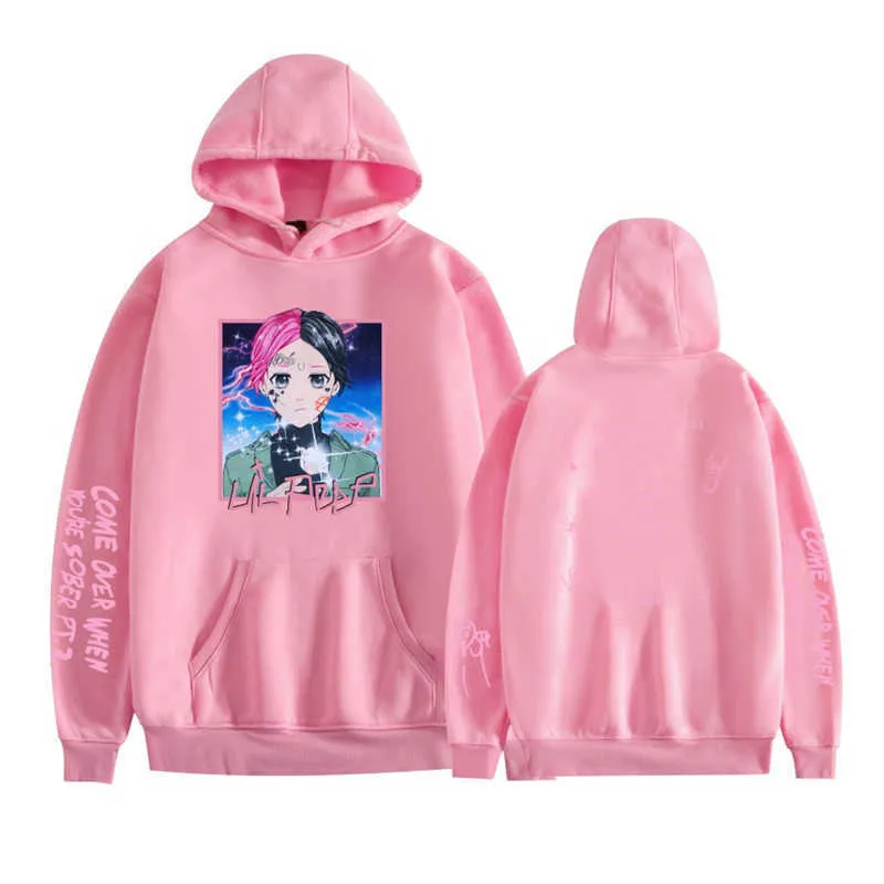 Lil peep pink love hoodie sale
