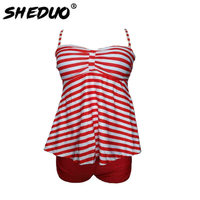 DRUKA DRUKOWANIE SKUDOWE Brazylijskie Monokini Spódnica Swimsut Kobiet Bodysuit plus size Swimsuit Vintage Retro Kąpiel Bikini 2201126840168