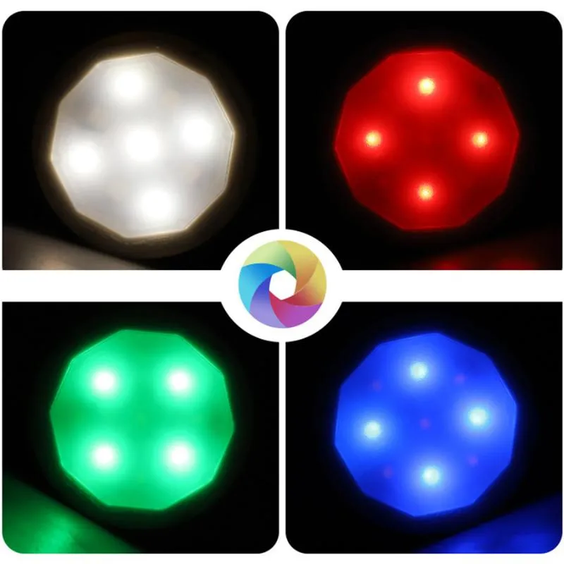 RGB Kolor DC5V USB ładowana dioda LED pod lampą szafy zdalne kontroler Timer Dimmble Dekoracja Dekoracja Foyer Holiday Party2645