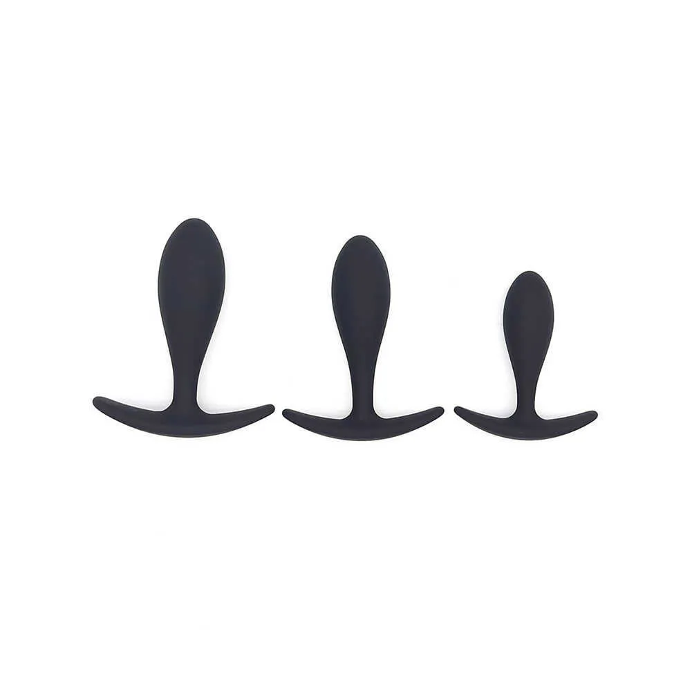 Massage Items S/M/L Size Silicone Anal Plug Butt Plugs Sexy Toys For Men Women Prostate Massager Anus Dildo Trainner Intimate Goods