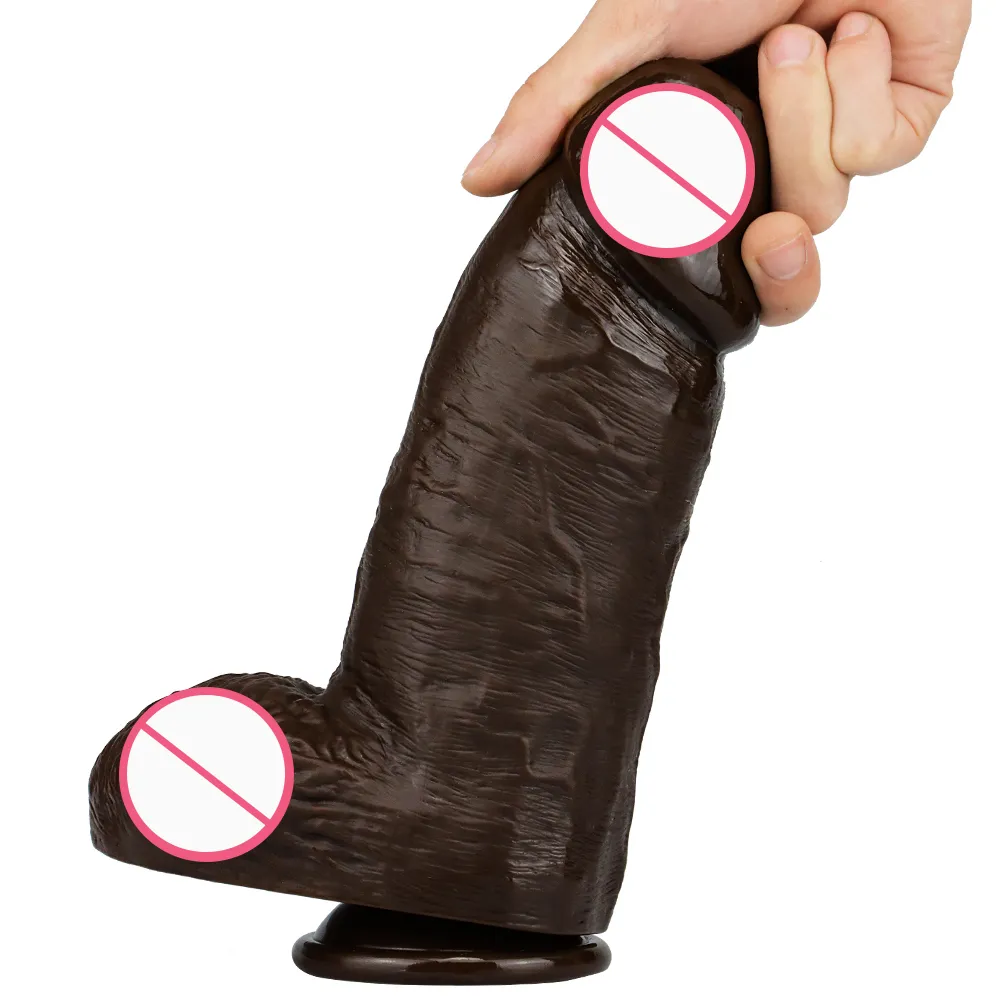 Pnis gigante dildo enorme com ventosa grande pau dong produtos sexiguais mulher masturbao didlo punho falso goyme sexyo femme orgasmo