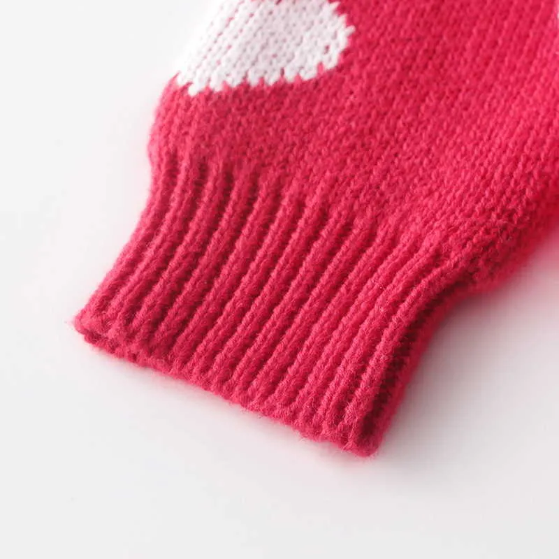 59-5-Love Heart Baby Girl Sweater