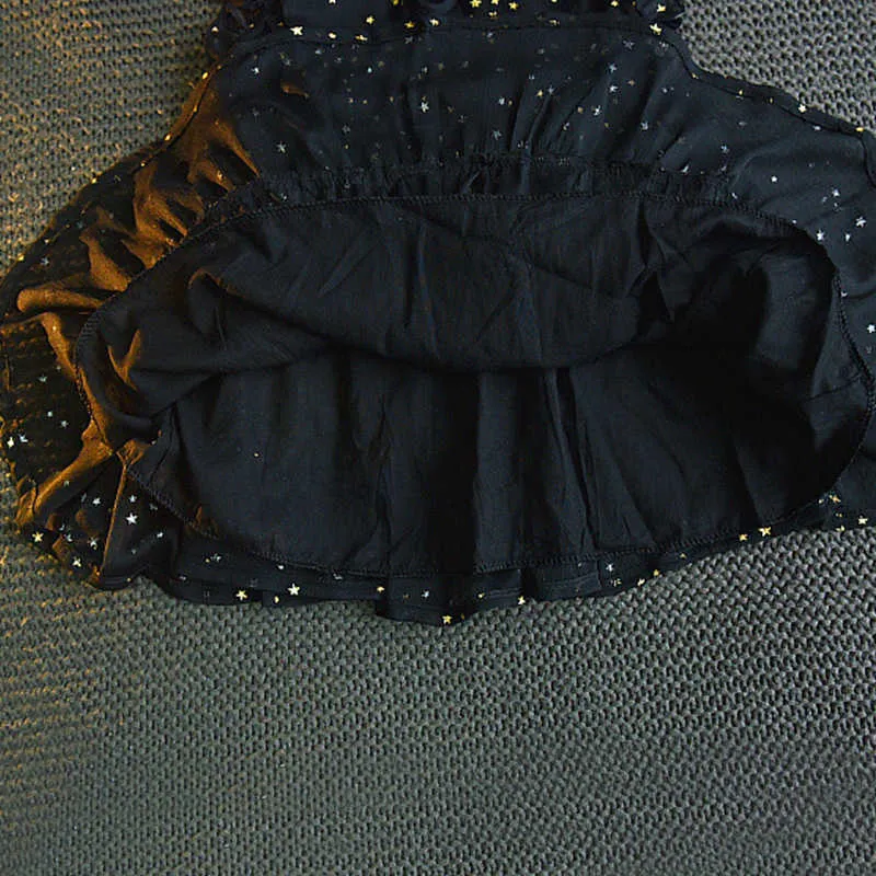 Dress Lato Star Pattern Children Księżniczka Dla Dziewczyn Wedding Evening Costume 210528