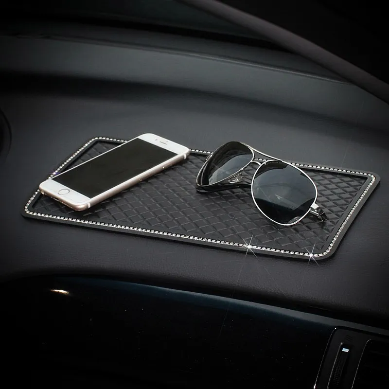 1PCS-30x15cm-Crystal-Anti-Slip-Pad-Mat-for-Mobile-Phone-mp4-GPS-Silicone-Diamond-Car-Sticky (1)