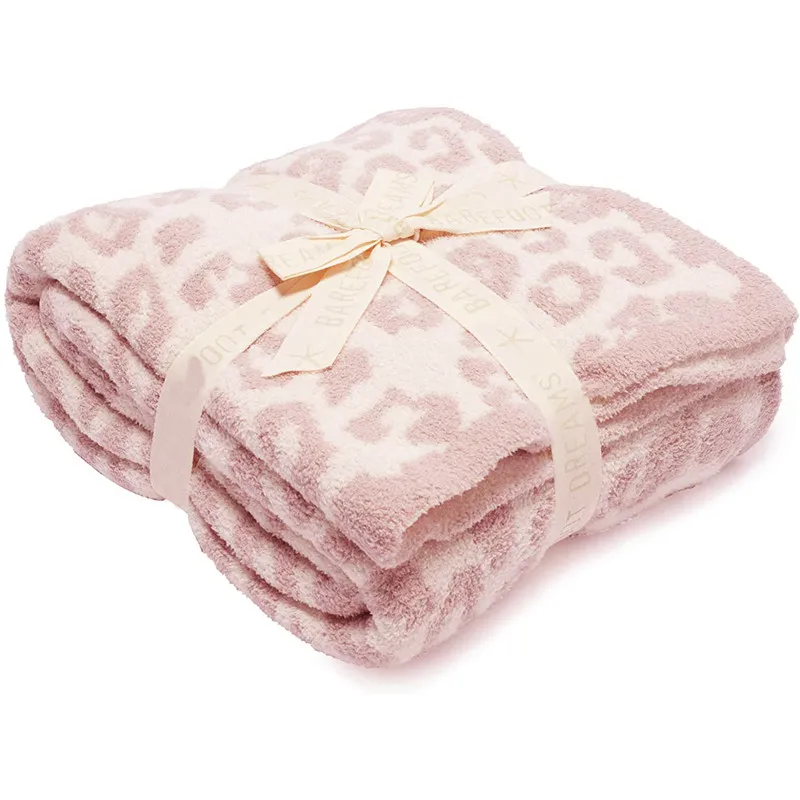 Couverture en peluche de laine léopard classique, couverture de canapé chaude au genou, couverture de canapé, drap de couette, décoration de chambre, cadeau pour l'automne Winte248o