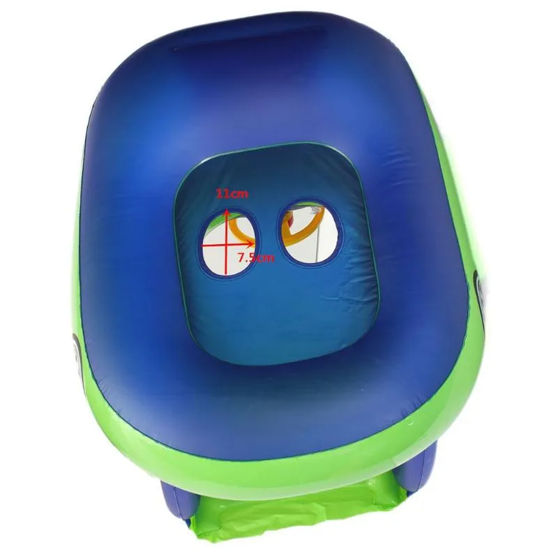 Akcesoria basenowe Pierścień Baby Swim Sunshade kierownica Bezpieczne wakacje pływające lato dla dzieci siedzisko nadmuchiwane łódki pływackie zabawki WAT183Q