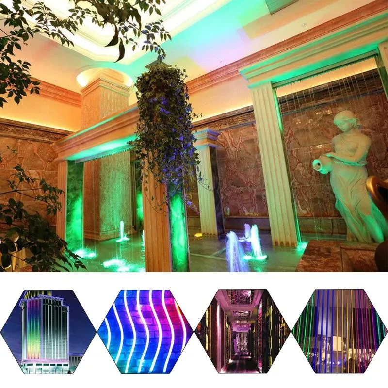 Il pixel al neon della striscia LED RGB WS2812B DMX512 512IC impermeabilizza la luce di striscia LED a colori pieni DC 24V 12V2771