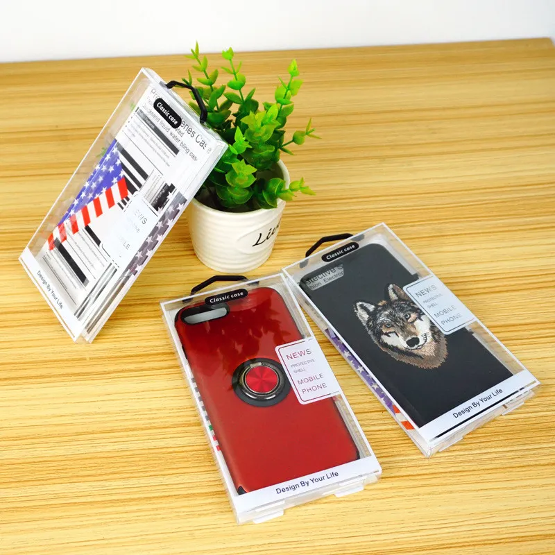 drapeau National motif blister PVC clair emballage de détail boîte d'emballage pour coque de téléphone X XR 11 11Pro 11Pro Max couverture