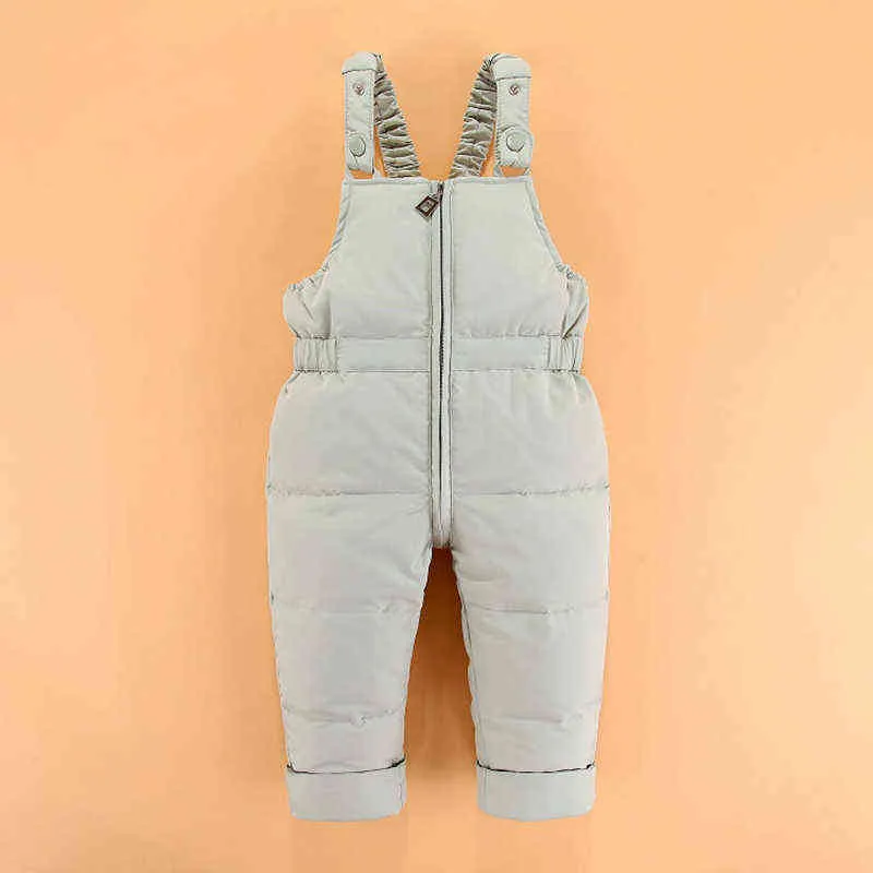 Kinder Winter Kleidung Set -30 Grad Daunenjacke Overall Baby Jungen Parka Echtpelz Mädchen Kleinkind Dicke Warme Insgesamt Schneeanzug 211222