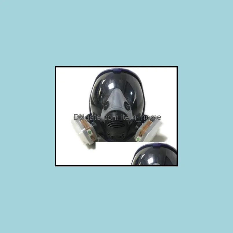 Tactical Hood Nes Atyle 2 In 1 Function 6800 Full Face Respirator Silicone Gas Mask Facepiece Spraying Painting1