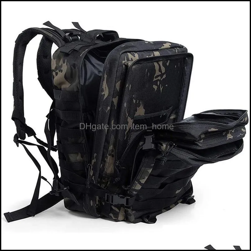 Outdoor Bags 50L Large Camouflage Army Backpack Men Military Tactical Backpacks Assault Molle Pack Waterproof Hunting Trekking