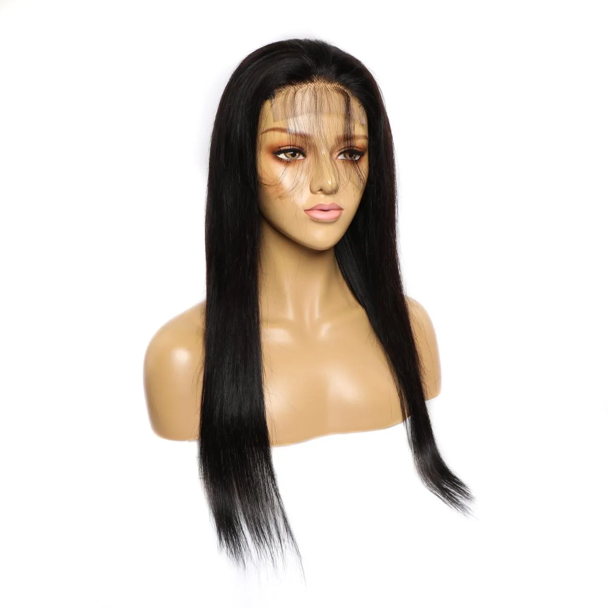 Modern Show Hair 4x4 30 Inch Lace Closure Wig Remy Hair Straight 150 Density Malaysia Human Hair Wigs for Black Women1183203