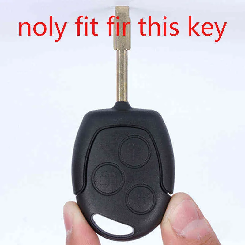 Silicone Caoutchy Key Cover Cover Shell Protecteur pour Ford Mondeo Focus Fusion Fiesta Galaxy 3Button Key4408291