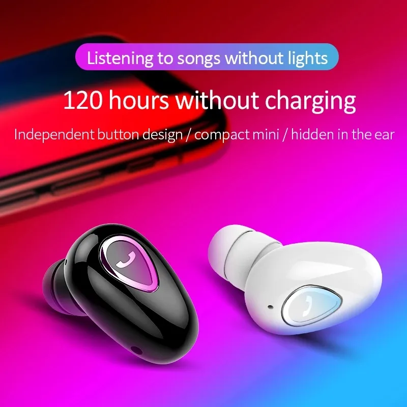 YX01 Kulaklık Kulak El Handsfree Mic ile Stereo Spor Bluetooth Kulaklık TWS Bluetooth Kulakiçi Mini Kulaklık Kablosuz