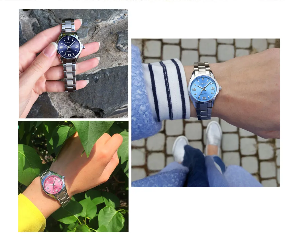 Montres à cadran rose pour femmes, étanches, de haute qualité, à quartz, robe élégante, en acier inoxydable, 2022